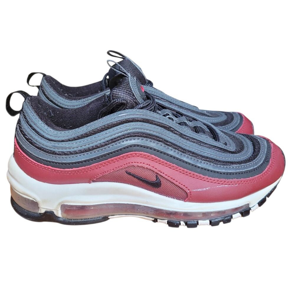 Nike Air Max 97 GS Team Red Anthracite Black Youth 5Y 921522-600